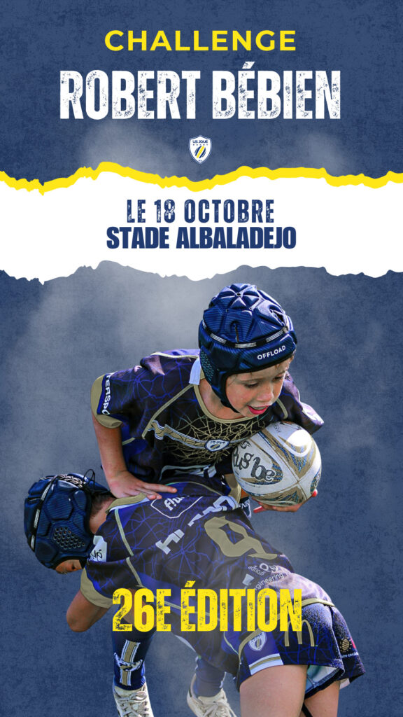 Affiche Challenge Robert Bébien - 18 octobre au stade Albaladejo