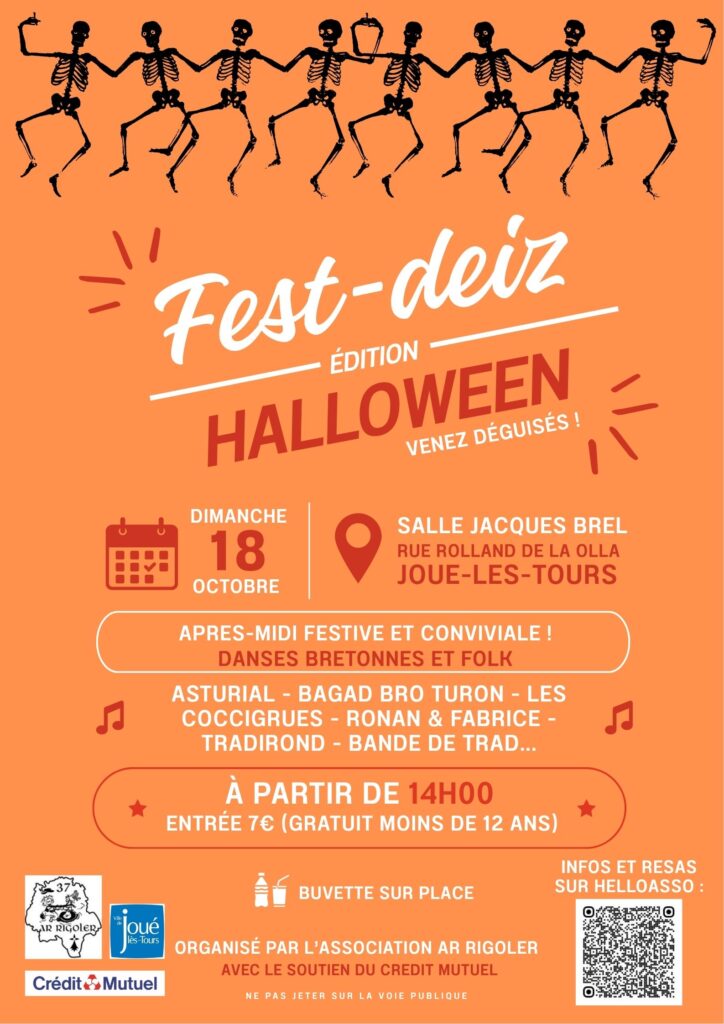 Affiche Fest-deiz édition Halloween